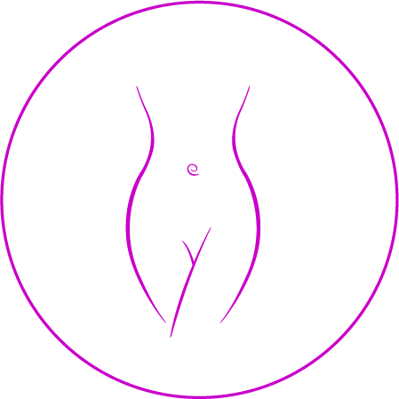 Egy lila ikon a Masszázs Varázs testtekercseléséről